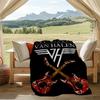 Van Halen Rocks Print Flannel Blanket, Soft Warm Lightweight Throw Blanket for living Room,Sofa Bed Camping office
