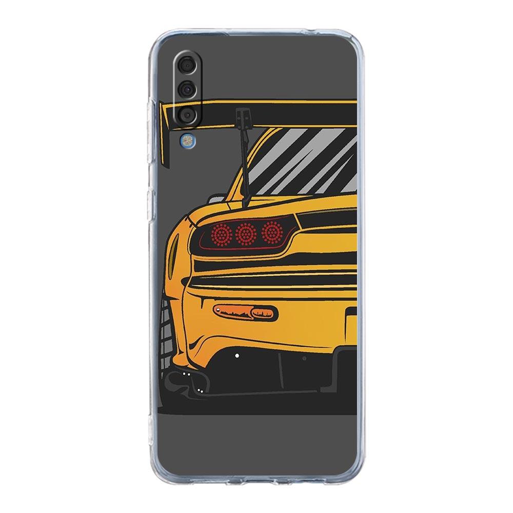 Япония JDM Спортивный автомобиль Чехол для телефона Для Samsung Galaxy A52 A50 A70 A30 A40 A20E A10 A10S A20S A02S A04s A12 A22 A32 A72 5G Чехол