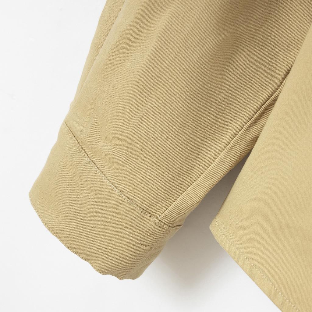 Camel Spring and Autumn New Embroidered European Size Shirt Men's Washed Elastic Pure Cotton Leisure Fashion Business Men's Long Sleeved Shirt