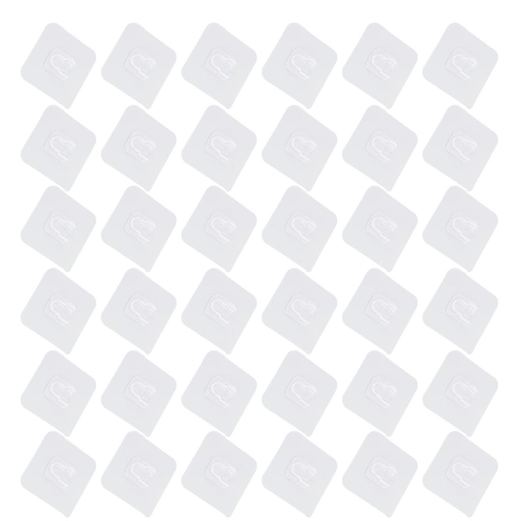 18 пар двусторонних клейких настенных крючков, не требующих сверления, самоклеящиеся крючки для подвешивания и организации