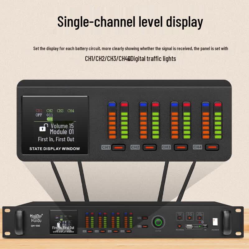 HuiDu QH-550S Professional Wireless Conference Microphone (CN version)