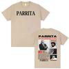 Hot Sale Limited Parrita Music Album Tour Graphic Tshirt Unisex Women Harajuku Classic Oversized Tshirts Fashion Vintage T Shirts
