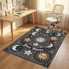 Celestial Artwork Theme Soft Crystal Velvet Rug Custom Name & Text Print Non Slip Floor Rug for Bedroom Living Room