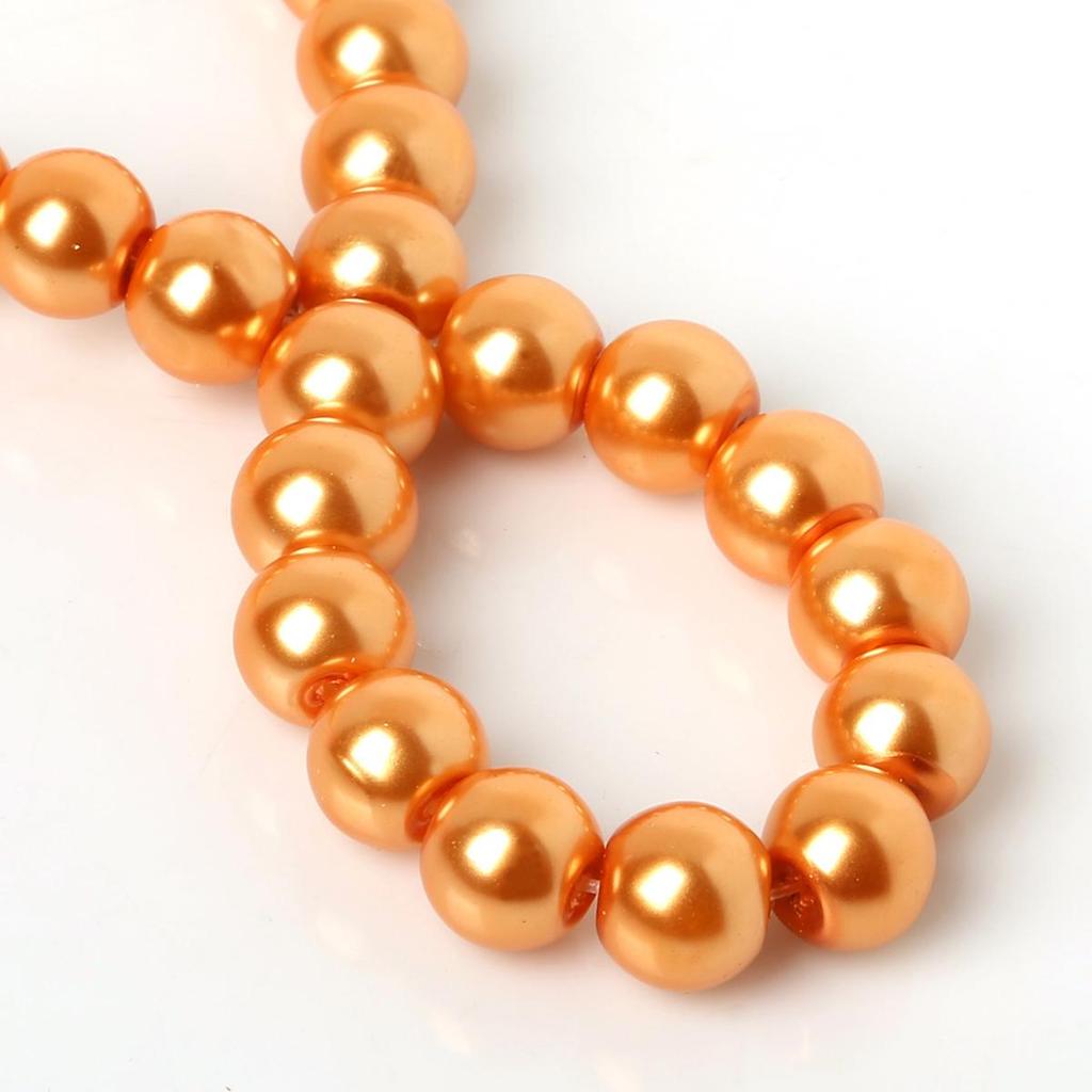 Стеклянные бусины для изготовления ювелирных изделий, украшения текстиля, диаметр 4/6/8 мм