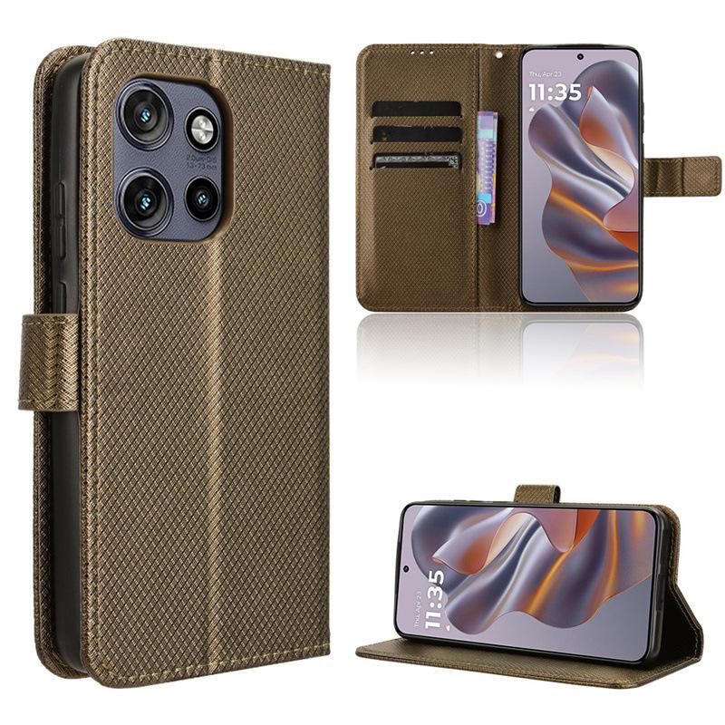 Flip Cover For Motorola Moto Edge 50 Neo Leather Case [Flip Vintage Leather] Wallet Shockproof Durable Retro Phone Case