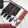 Для Swatch Оригинальный кожаный ремешок для часов 17мм19мм Ремешок для часов мужской женский ремешок Красный белый розовый синий стальная пряжка аксессуары
