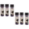 Aerosol Spray Paint - Spectrum - Set of 6 Cans - Matte Black - 400ml - Shock Resistant