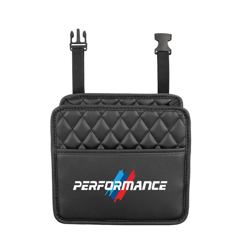 BBKD8 Car PU Leather Multi-functional Seat Storage Bag Accessories For BMW E90 G80 M3 G30 M5 F82 F83 F20 F21 G42 F95 F96 G06 G07 M2 M4
