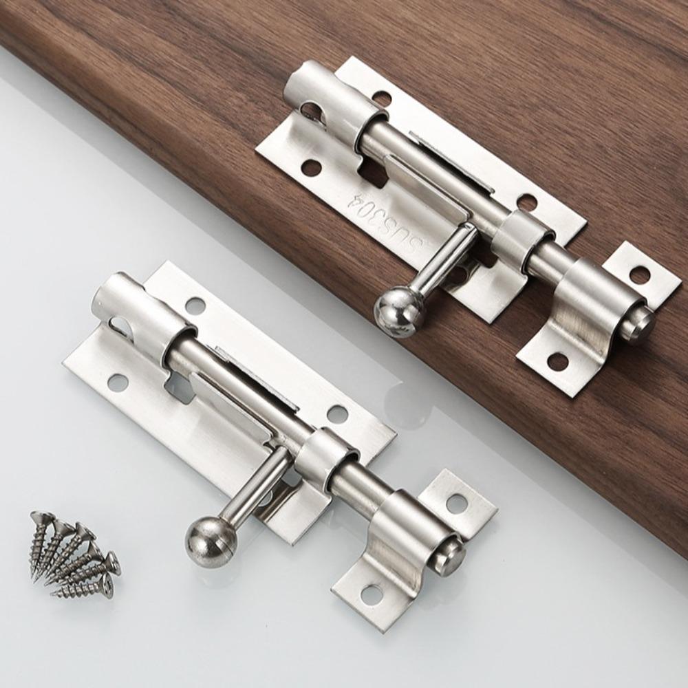 Дверной замок F-типа из нержавеющей стали с винтами Дверной замок Современный дверной засов Шкаф