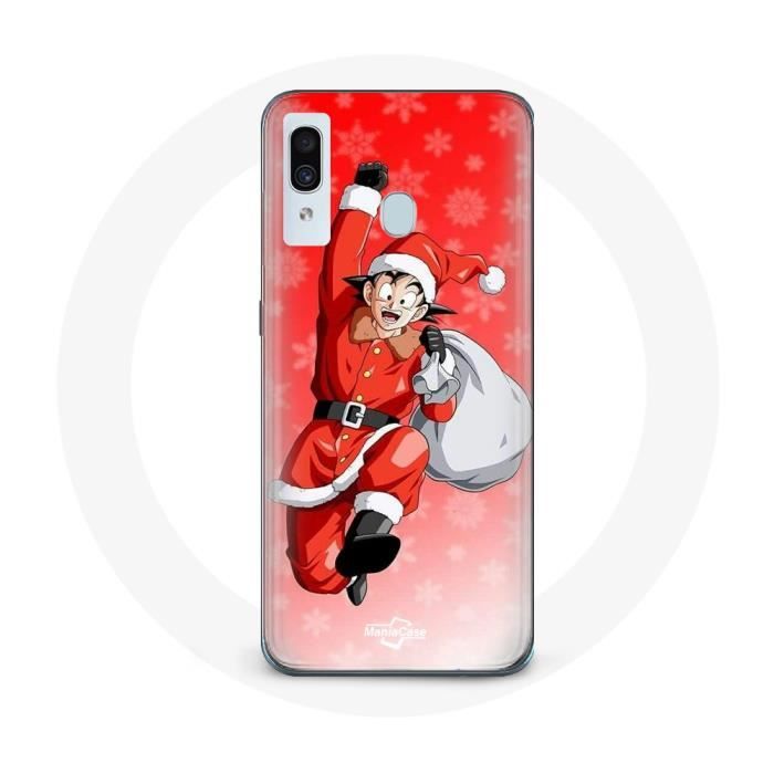 Coque - Maniacase - Samsung Galaxy A20 - Anime Son Goku Dragon Ball - Souple - Protection chocs