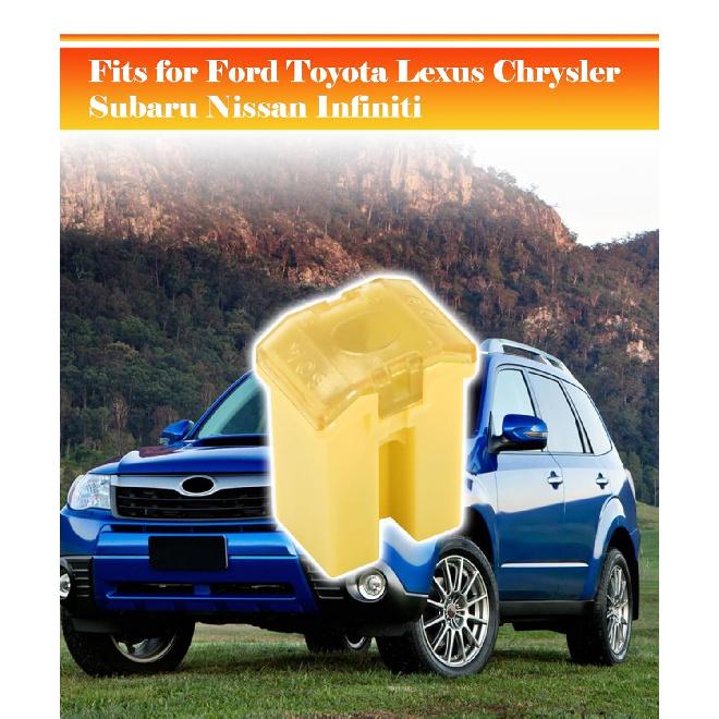 2 PCS 60 Amp Fuse Fits for Ford Toyota Lexus Chrysler Subaru Nissan Infiniti etc-1998-Present,Replace 927-1060 9271060 82211FC160 XR8Z-14526-AA