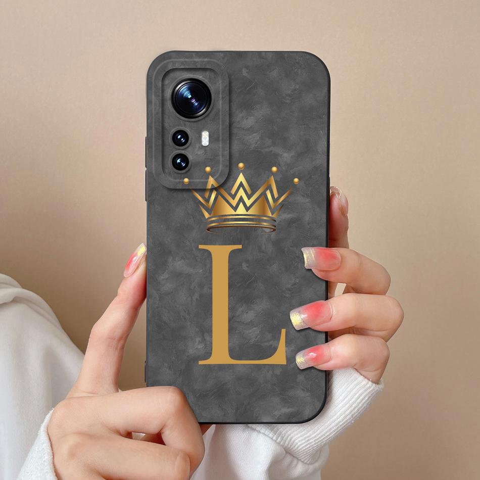 For Xiaomi 12 Pro Ultra 12 Lite 12X Phone Case Fashion Letters High Quality Bumper For Xiaomi12 Soft Liquid Silicone Funda Capa