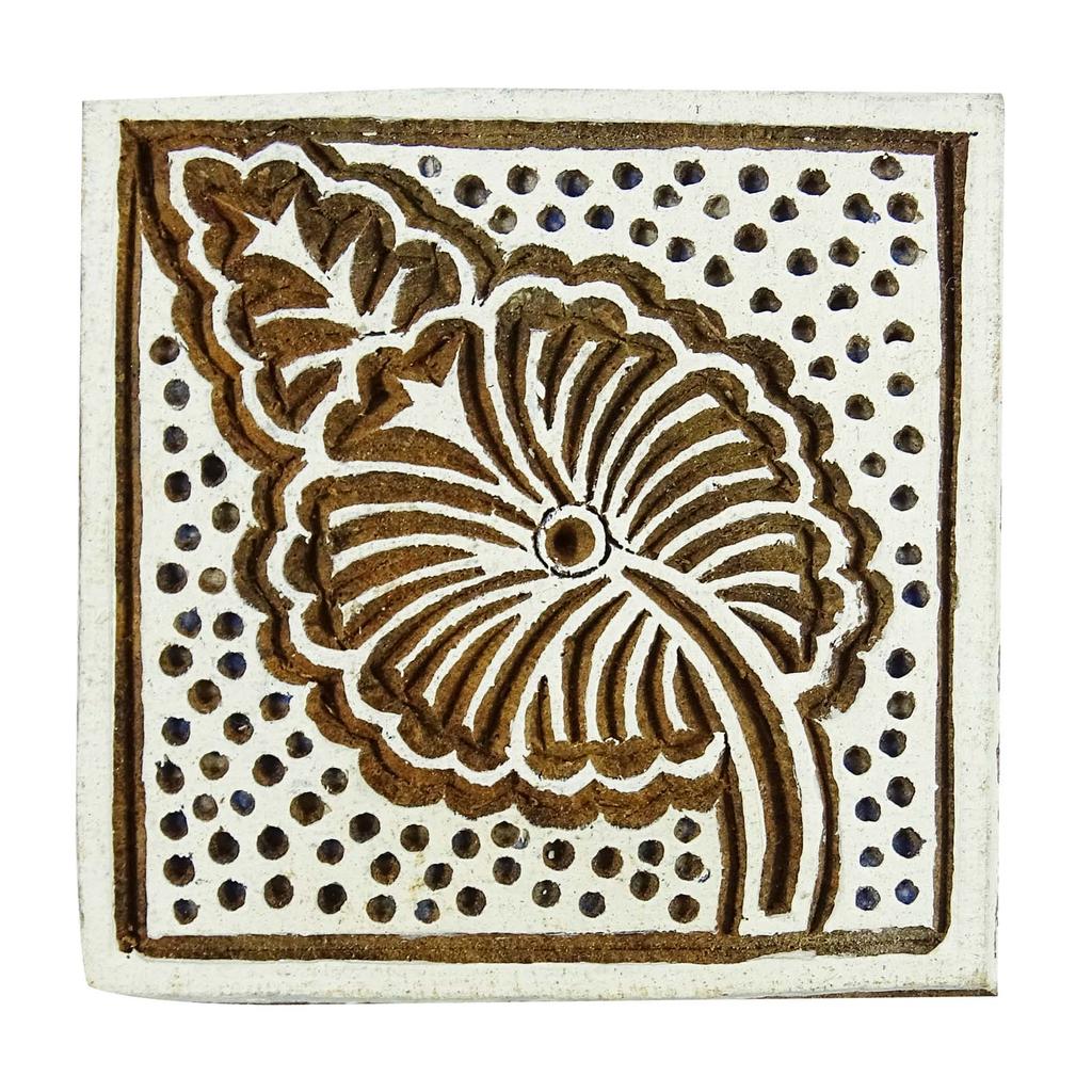 Индийская деревянная ткань штампует деревянный блок печатания, оставляет штамп декоративным