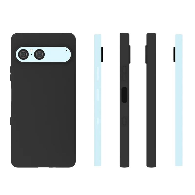 Для Sony Xperia 10 VII Чехол из ТПУ WANLONFENG Серия MS Матовая задняя крышка с закаленным стеклом (Объектив с большим отверстием)