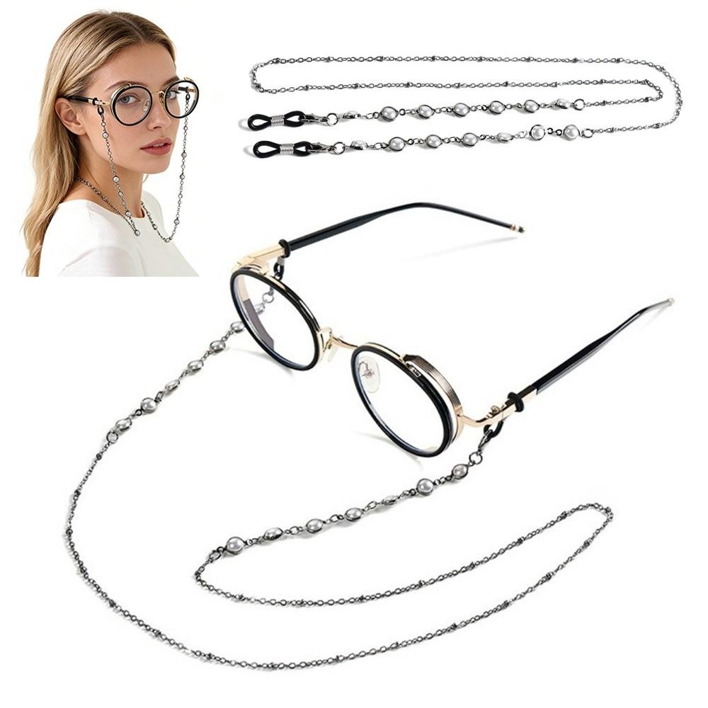 Pearl Sunglass Chain Hanging Cord Glasses Chain Fashion Sunglass Lanyard Straps Eye Accessories