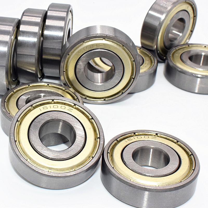 16100ZZ 10шт. Подшипник 10*28*8(мм) хромированная сталь Металл Герметичный