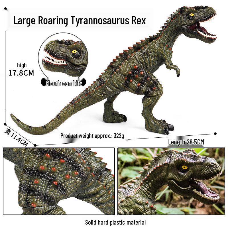 Dinosaur Model Set: T. Rex, Spinosaurus, Mosasaurus, Stegosaurus, Triceratops Cognitive Toys
