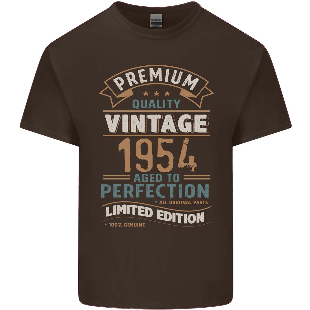 Premium Vintage 72nd Birthday 1954 Unisexs Light Cotton TShirt