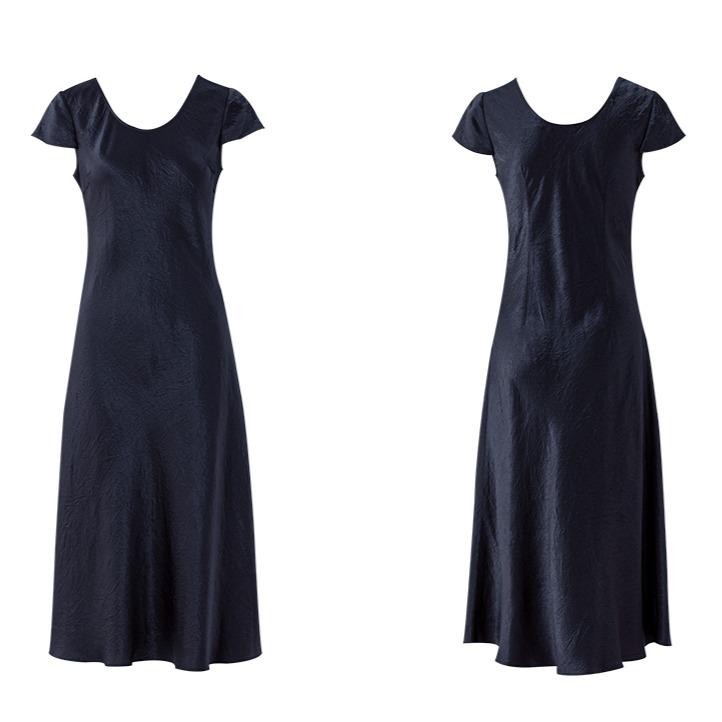 Ditto minimalist style short sleeved dress