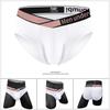 Men's Low-Rise Laser Gradient Briefs - Breathable Modal with U-Convex Pouch and Hip-Lifting Design