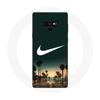 Coque Pour Samsung Galaxy Note 9 Nike Logo Palmier Miami