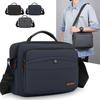 Men's Shoulder Bag Solid Color Large Capacity Bag Commuter Travel Crossbody Bag