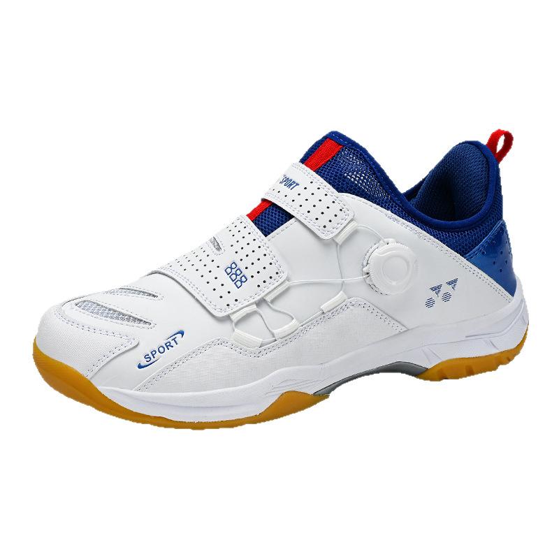 Badminton shoes Competition shoes Lightweight and breathable double rotary buckle sneakers Non-slip