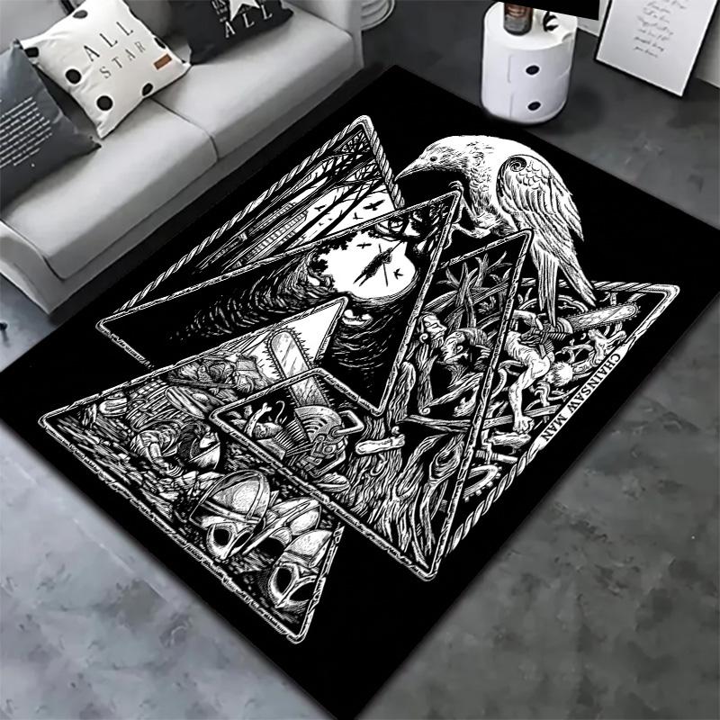 Chainsaw Man Carpet Rug For Living Room Bedroom Home Sofa Decoration Kids Play Nonslip Floor Mat