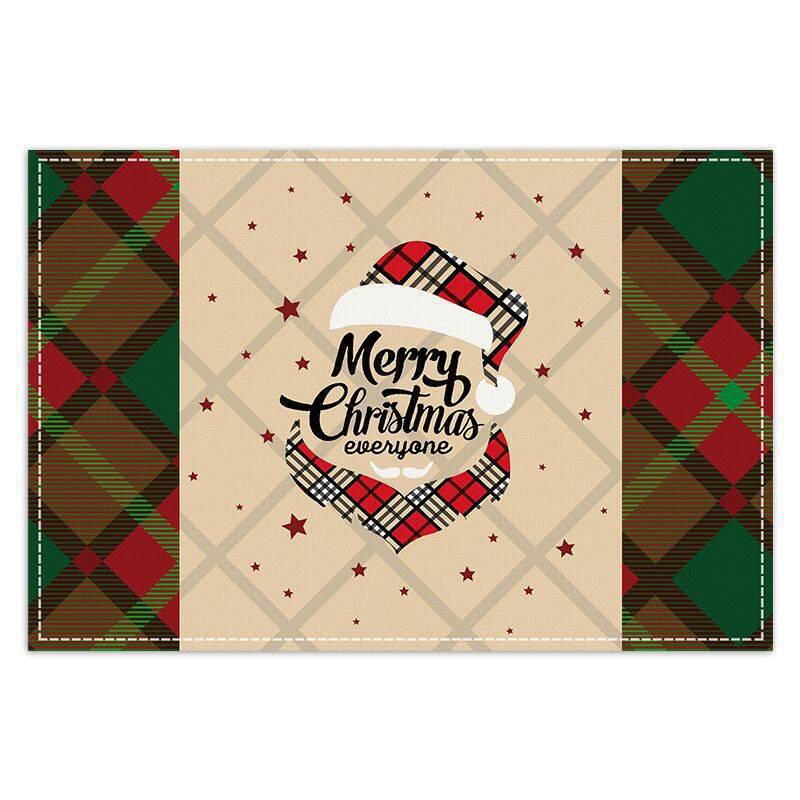 Christmas Western Food Dining Table Mat - Multiple Options Available