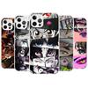 Anime Comic Manga Eyes Phone Case For Apple iPhone 11 12 13 15 14 Pro 7 XR X XS Max 8 Plus + Mini SE Customized Print Soft Cover