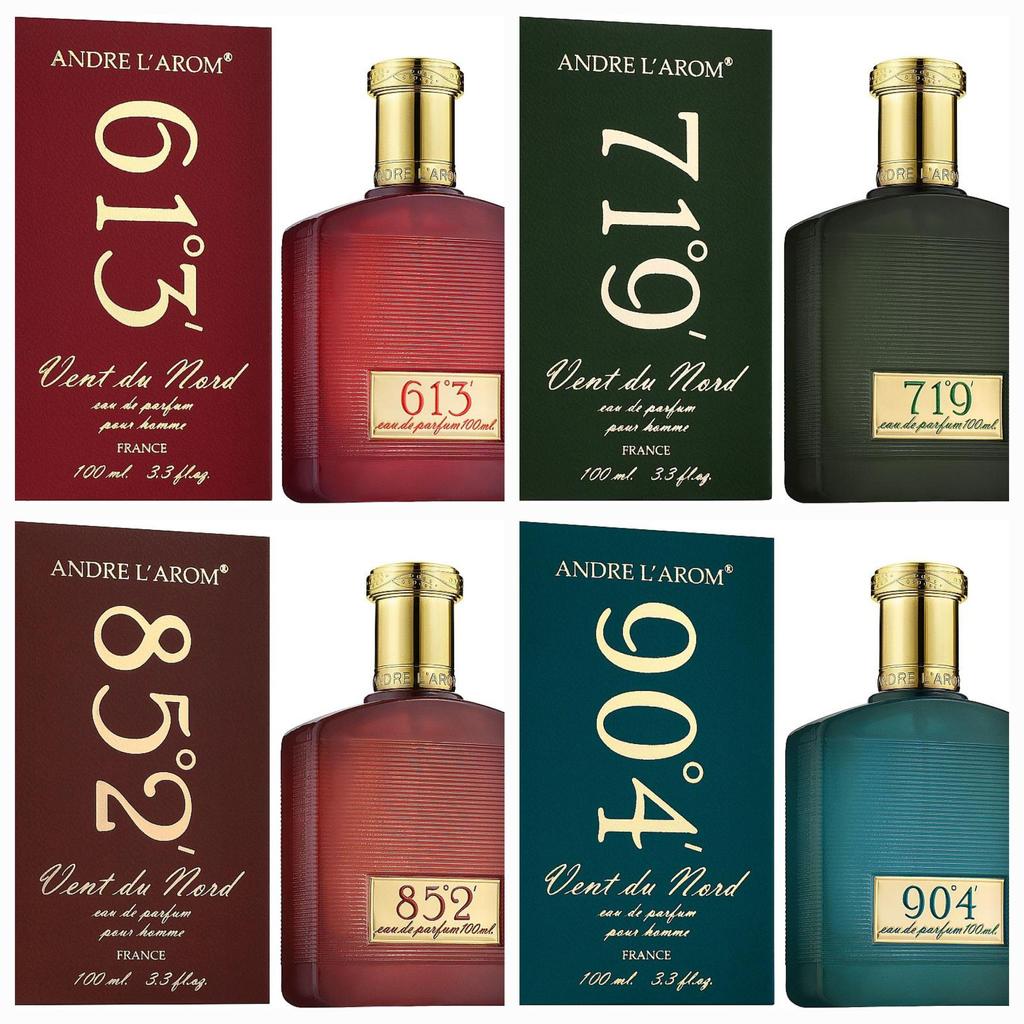 Парфюмерная вода для мужчин от Andre L`arom Vent Du Nord 85`2 , Семейство Grasse Parfums, сделано во Франции