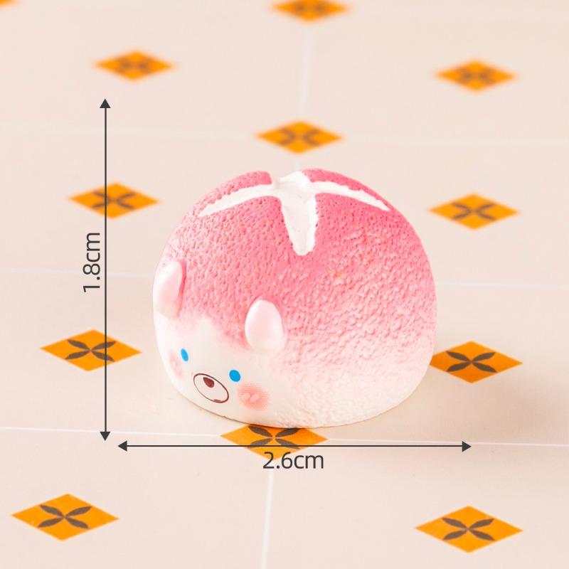 Микро-ландшафт Симуляция Милые Маленькие Животные Десерты Маленький Хлеб Украшения Слепые Пакеты