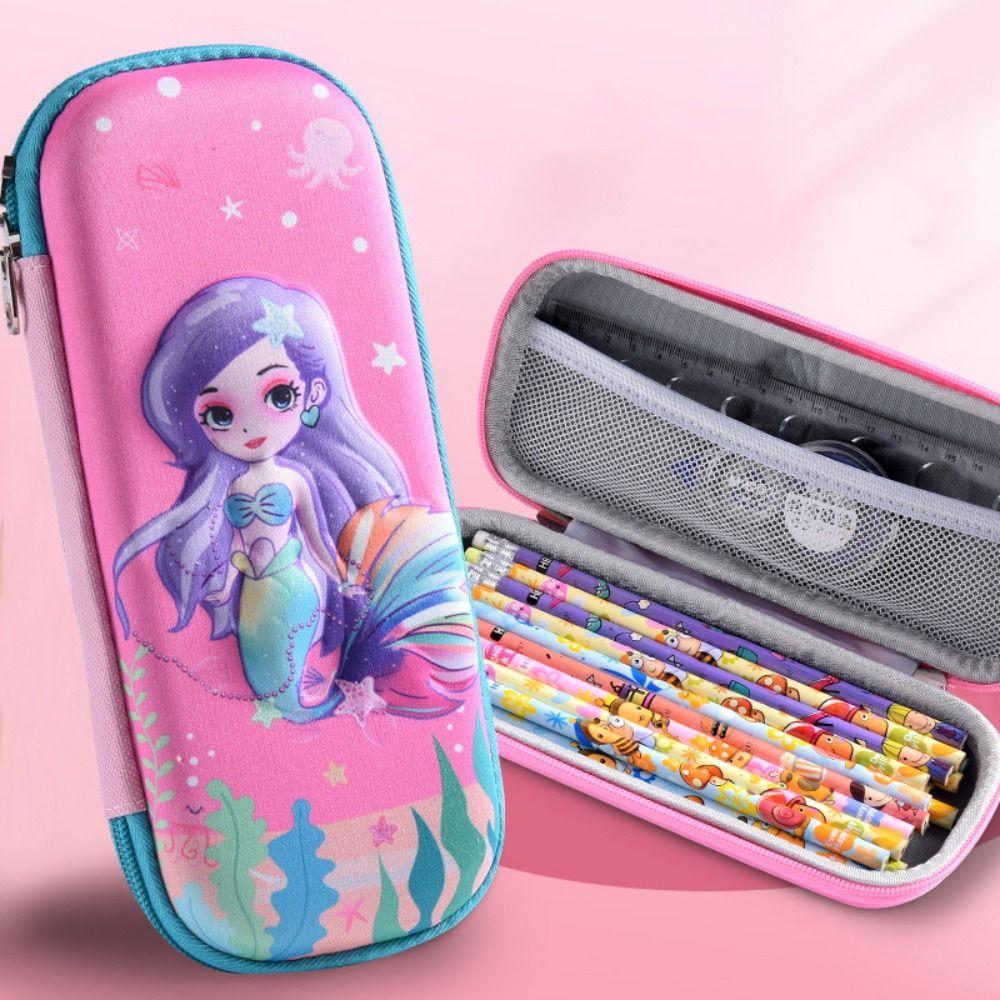Пенал большой емкости EVA Pen Bag Cartoon Pen Box Student