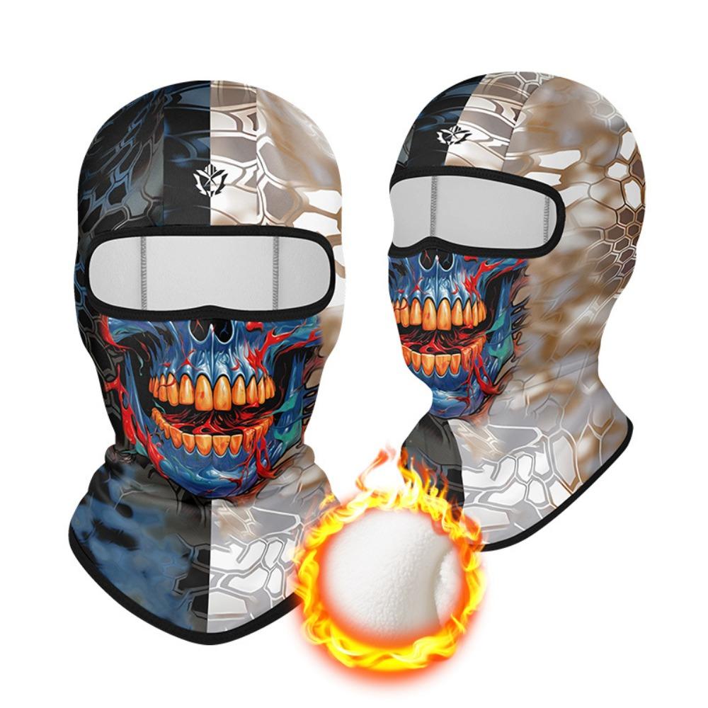 Multi-function Fleece Balaclava Plush MTB Face Mask Winter Bicycle Full Face Cover for Men Women