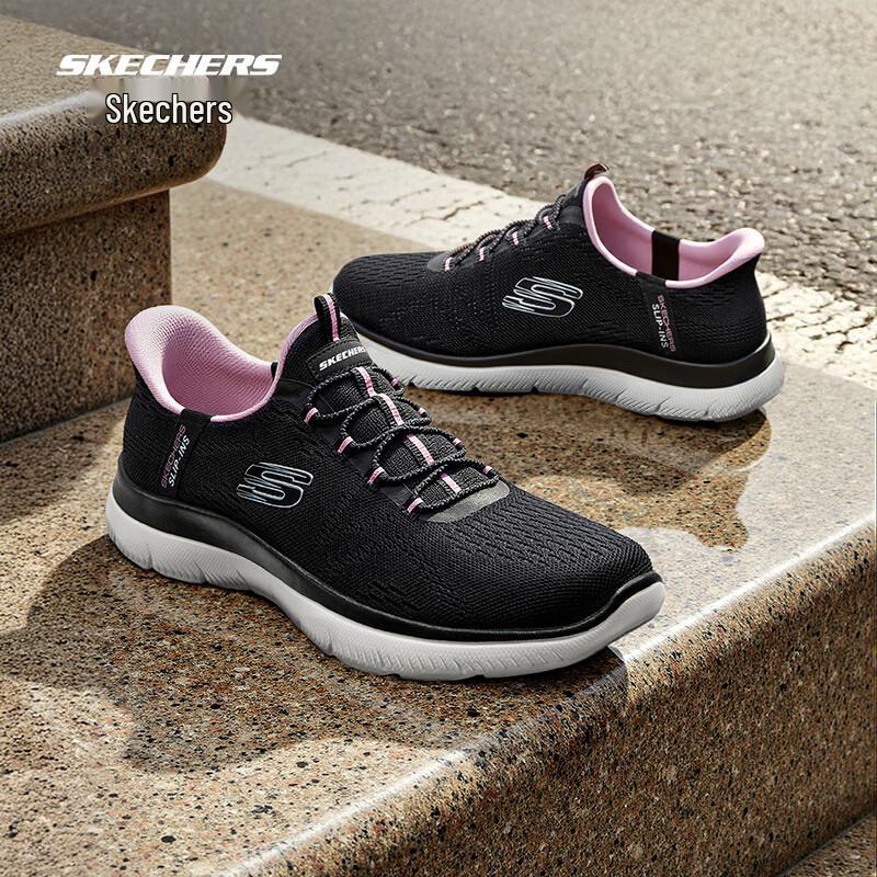 Skechers Женские вязаные спортивные слипоны 150284