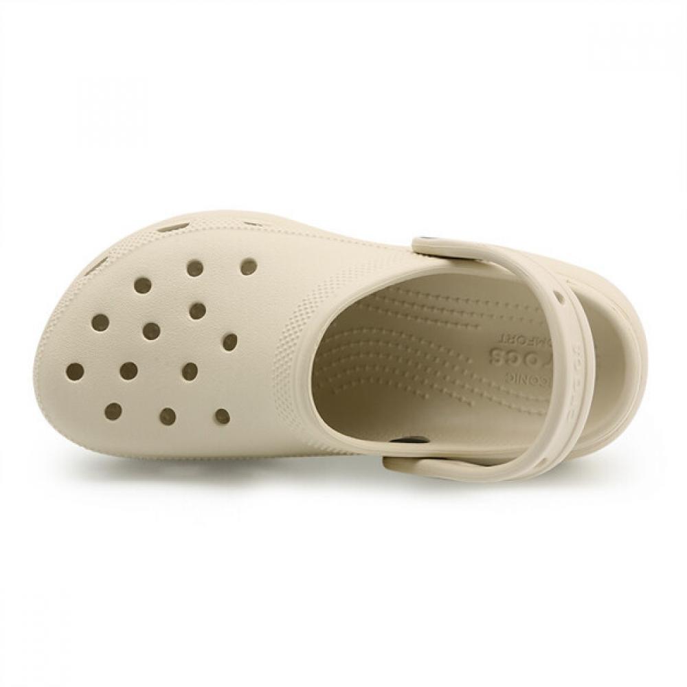 Crocs Классические сабо на платформе Bone женские сандалии Aqua ShoeS