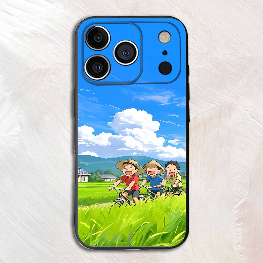 Милый Непринужденный Детский Силиконовый Чехол Для Телефона Для iPhone 17 16 15 14 13 12 11 X XS Plus Pro Max Ударопрочный Мягкий Чехол