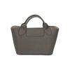 Longchamp Logo Micro Mark Leather Crossbody Tote Bag Women bags Dark-Gray 10319HYZP55