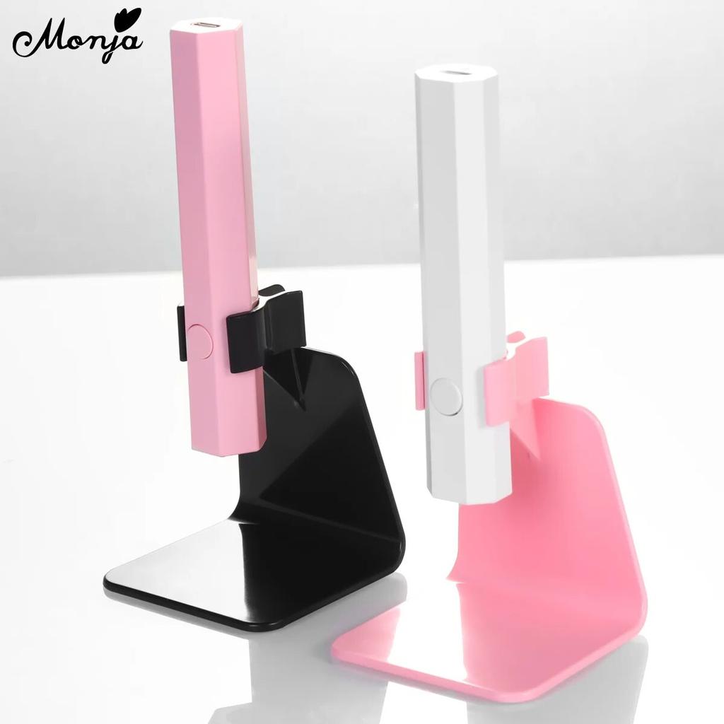 monja Подставка для лампы, светильник для дизайна ногтей, ручной держатель, УФ-светодиодный мини-сушилка, кронштейн для фототерапии, салон, инструменты для дизайна маникюра «сделай сам»