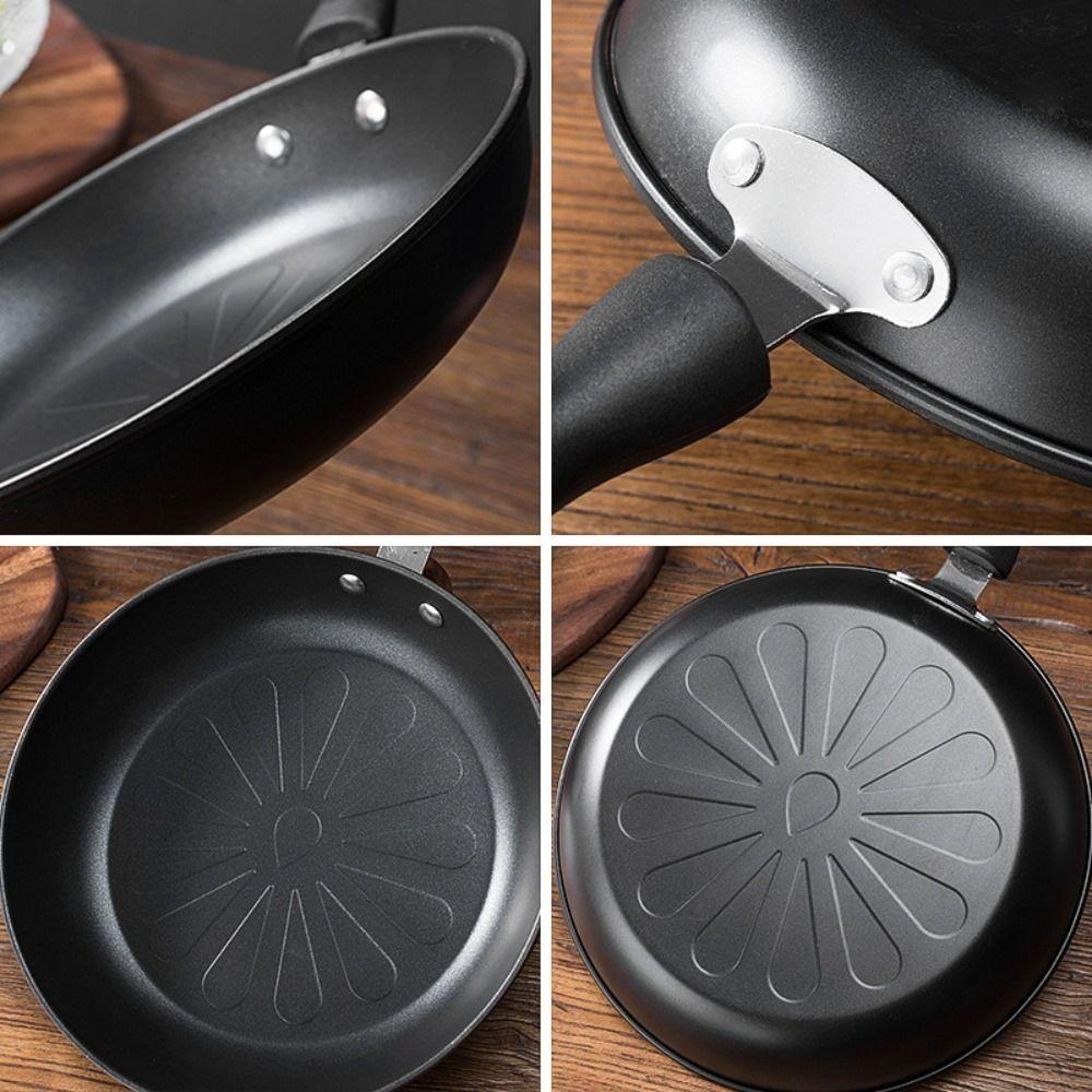 Мини-антипригарные кастрюли Круглая каменная сковорода для плиты Индукционная плита