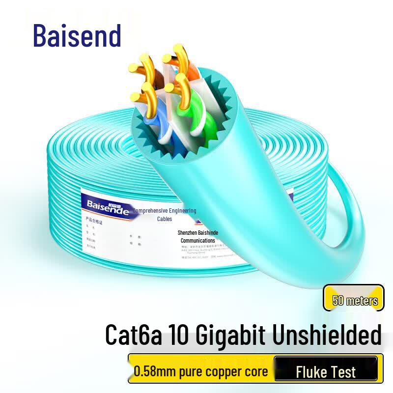 BOSENDE Cat6A 10-гигабитный неэкранированный Ethernet-кабель