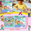 Взрывное Творчество DIY Книга-наклейка для Детей: Многоразовая и развивающая игрушка для малыша