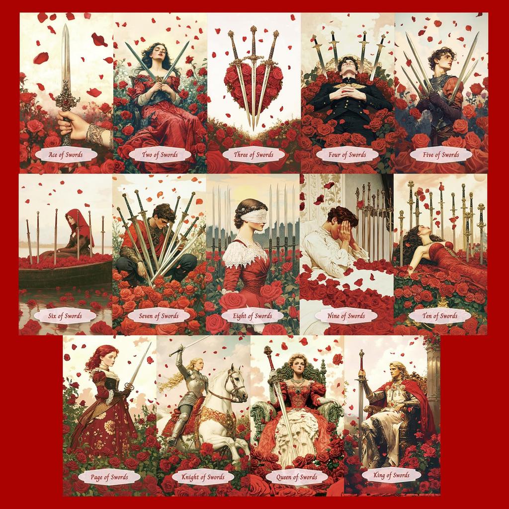 [Officially Imported, Limited Quantity] Antique Rose Tarot Antique Rose Tarot Cards [Tarot]