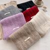 Ankola Red Letter Wool Scarf Women's Winter Thickened Senior Sense Warm Student Knitted Couple Scarf