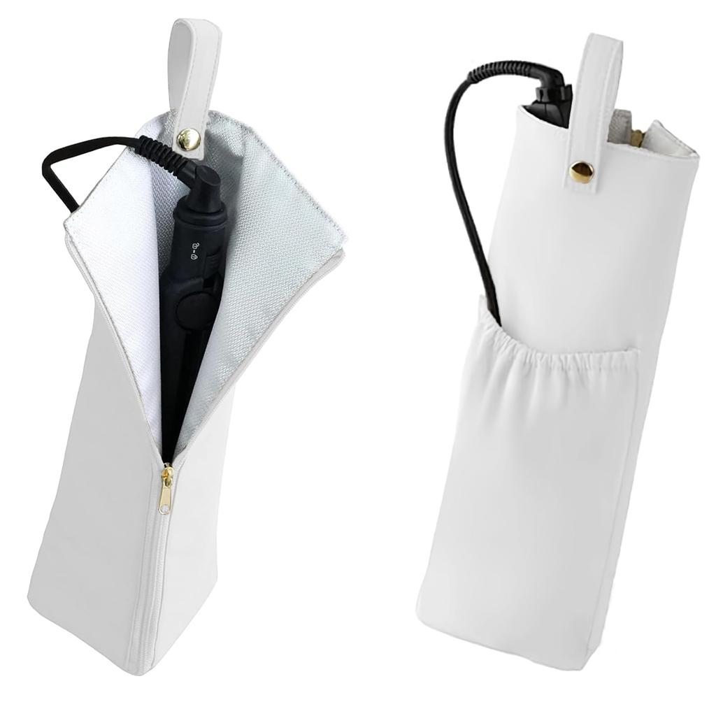 Плойка для завивки волос Agaou Heat 300 Stays Плойка для завивки волос Подвесной шнур Карман для хранения термостойкий материал Чехол, Устойчивый, градусы, Горячий, Хранение, Чехол,