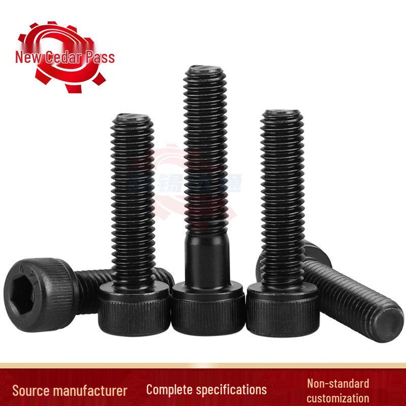 High-Strength 12.9 Grade Hex Socket Screws, Full & Half Thread, Button Head, Cylindrical M3/M4/M5/M6/M8