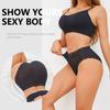 FINETOO 4Pcs Lace Plus Size Underwears Women's Sexy Panties High Quality Striped Briefs Girls Solid Sports Comfortable Lingerie