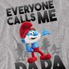 The Smurfs Mens Call Me Papa Smurf Long-Sleeved T-Shirt