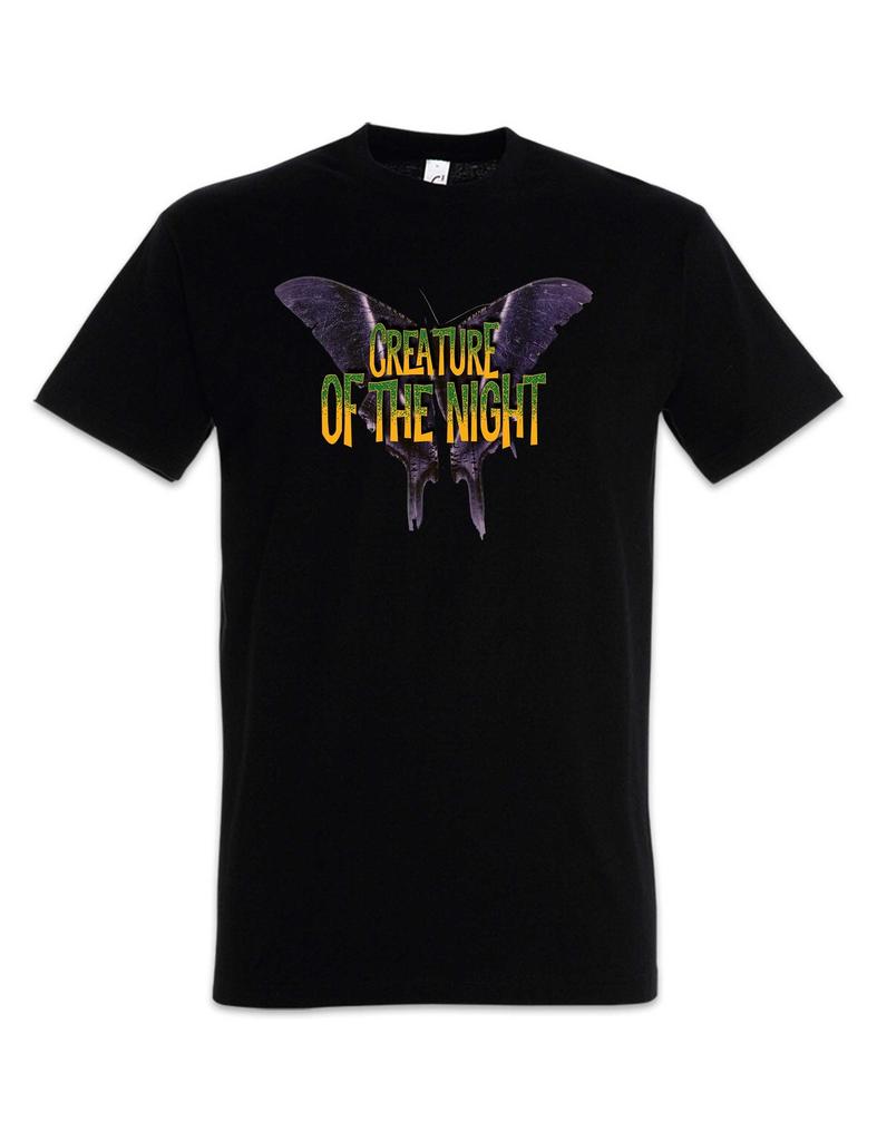 Creature Of The Night Butterfly T-Shirt Moth Gothic Oldschool Dark Horror Art