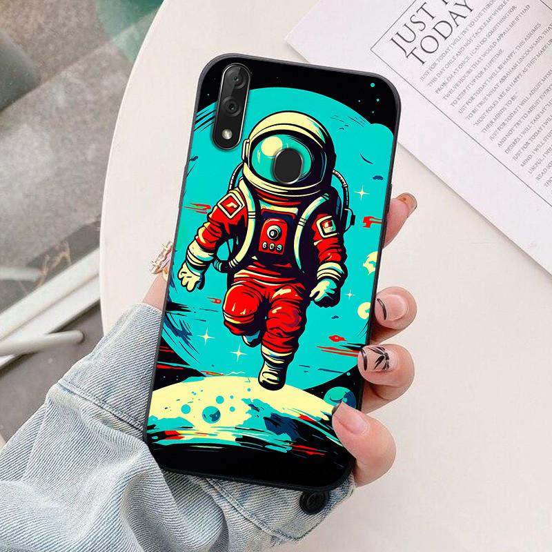 Чехол для ZTE Blade V10 Астронавт Милый Мультяшный Принт ТПУ Мягкий Силиконовый Чехол Для ZTE Blade V 10 V10 Vita 2019 Чехлы для Телефона Funda